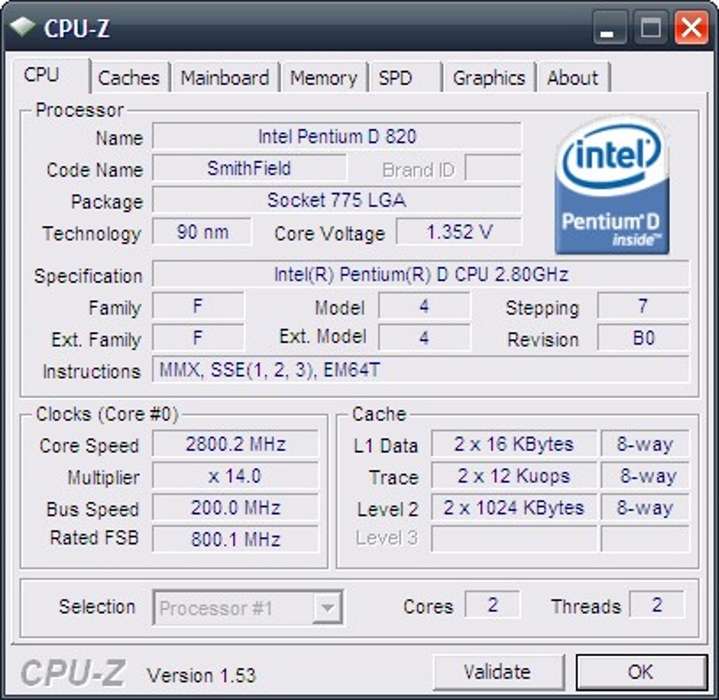 Характеристики видеокарты Intel R 82945G Express Chipset Family.