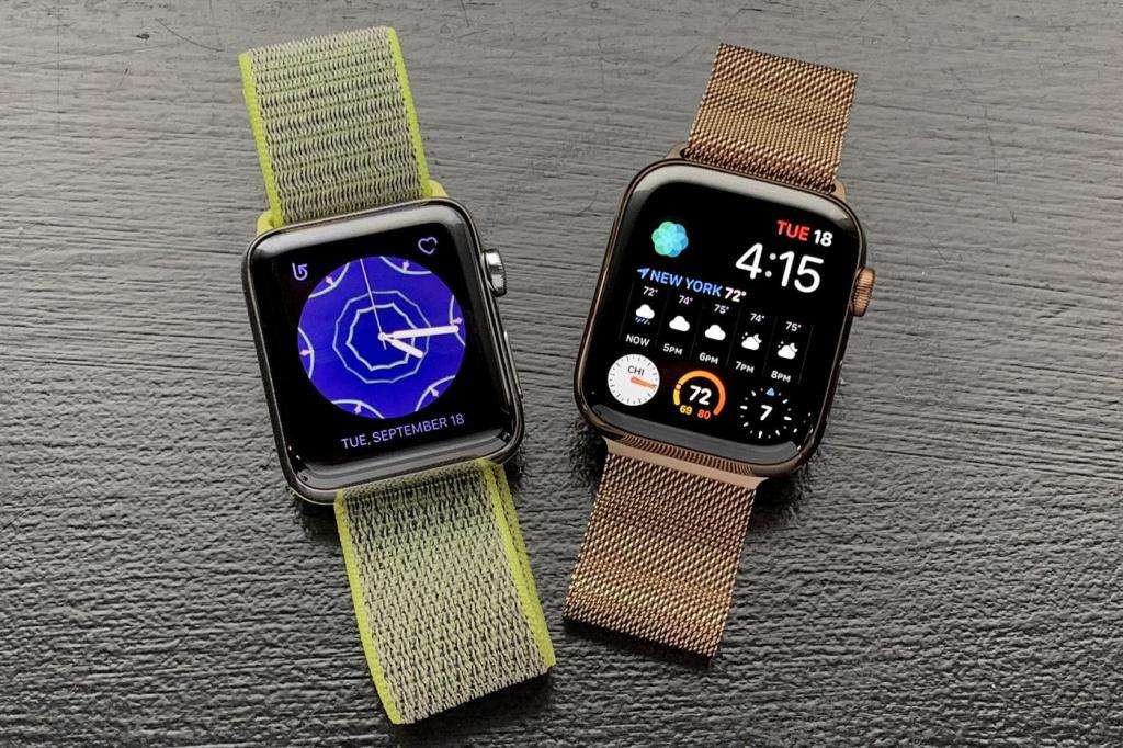 Сравнение Apple Watch 2 и 4