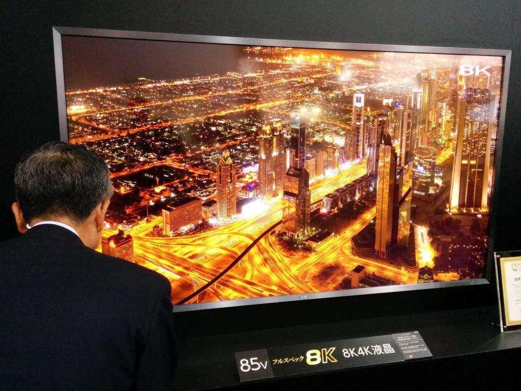 Телевизор будущего формата 8K