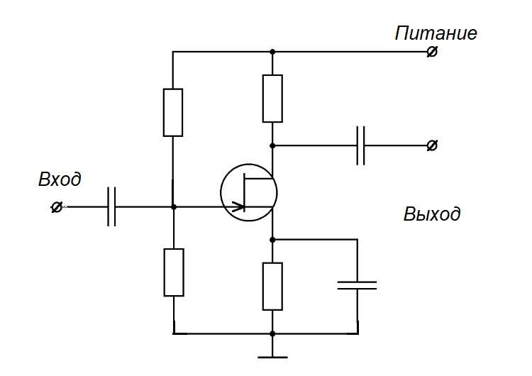 Усилитель на полевом транзисторе