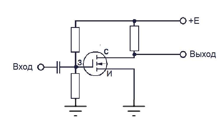УНЧ на полевом транзисторе