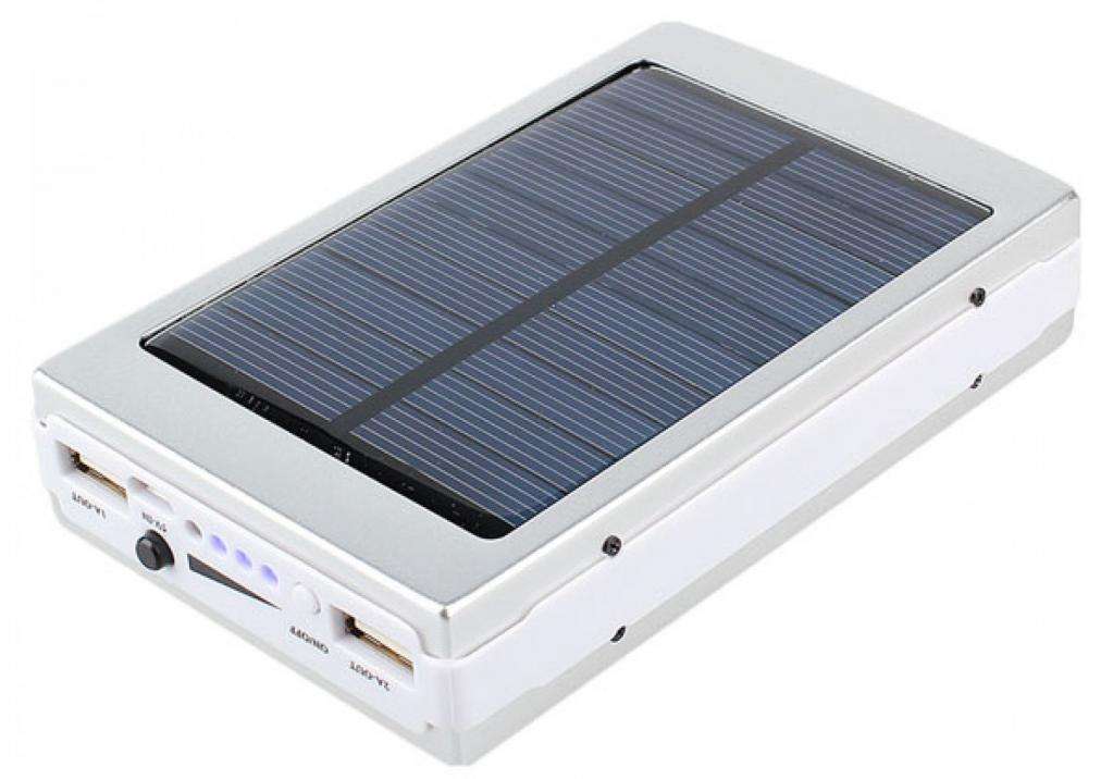 внешний аккумулятор с солнечной панелью