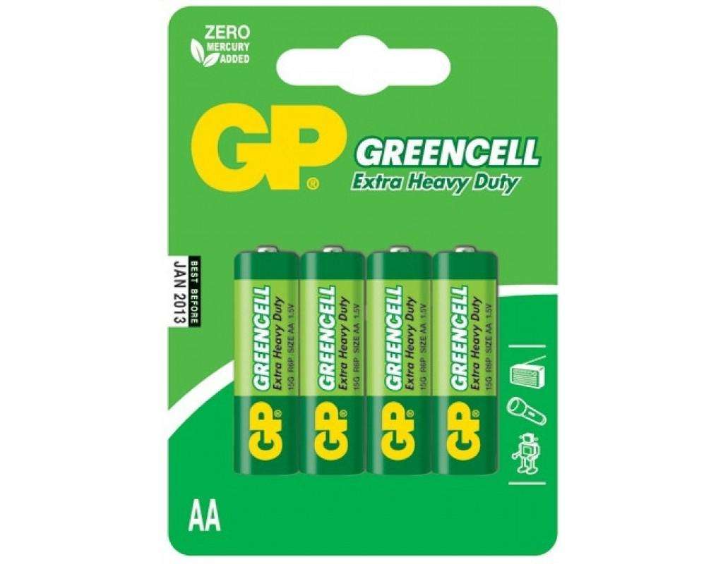 Батарейки GP GreenCell 15G.