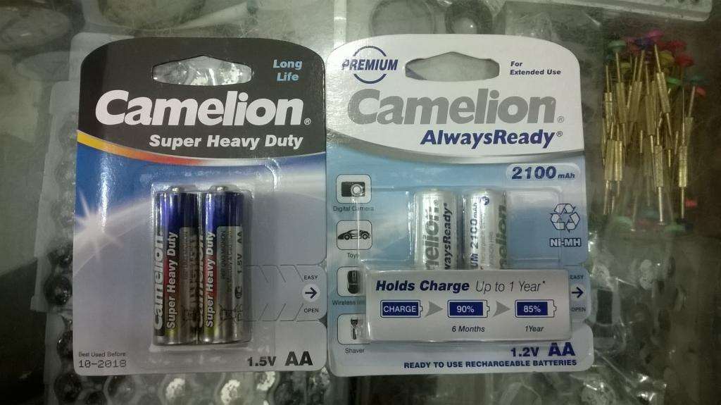 Батарейки от компании Camelion.